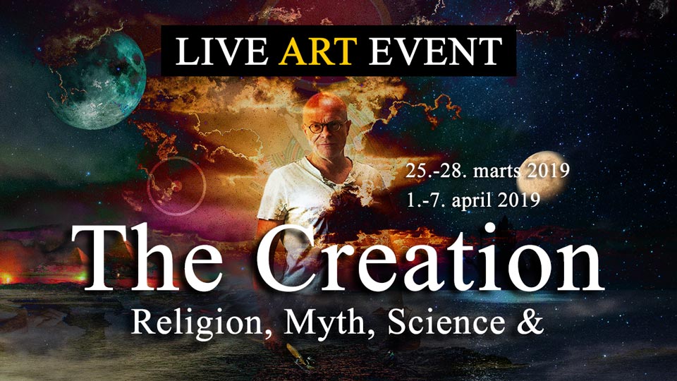 'SKABELSEN' - I begyndelsen var Ordet, og Ordet var hos Gud. The Creation - Religion, Myth, Science & af Peter Simonsen, dansk kunstner